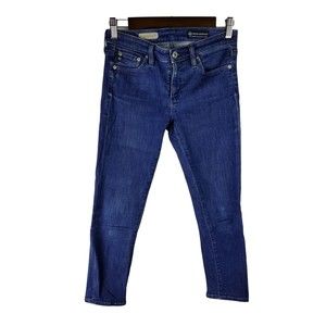 Adriano Goldschmied The Legging Crop Skinny Jeans 27 Regular Women's Blue Used
